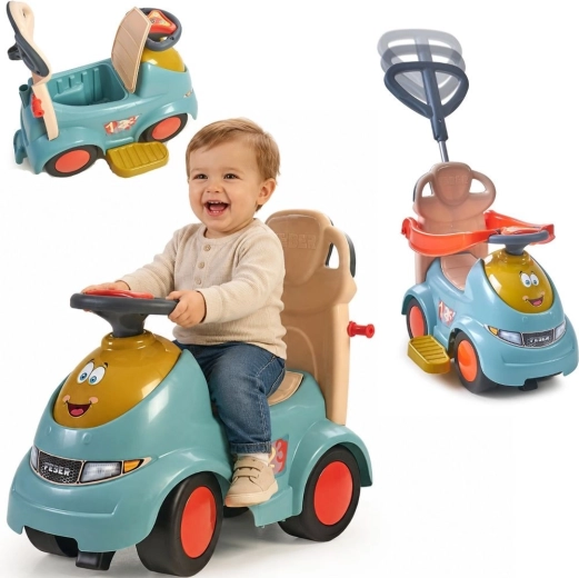 FEBER multifunctionele loopfiets Push N'Go Casual 3-in-1