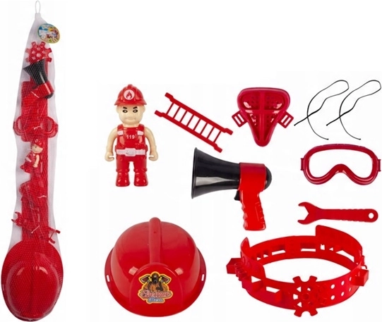 Kinderbrandweerset met helm