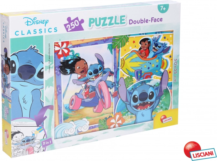 Dubbelzijdige puzzel Lilo & Stitch 250 stukjes (50 × 35 cm)
