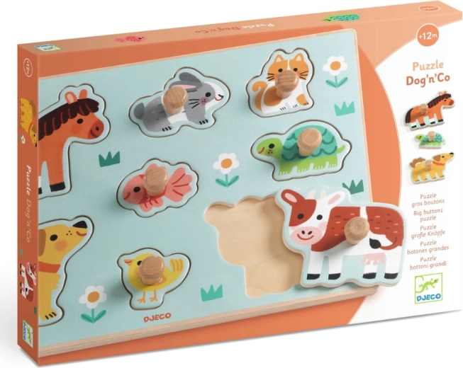 DJECO inlegpuzzel boerderijdieren