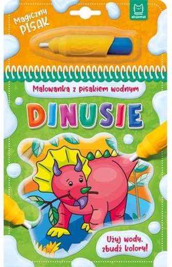 Kleuren met waterstift Dino’s