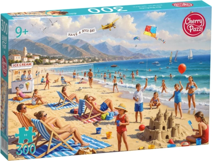 Cherry Pazzi puzzel Zonnige dag op het strand, 300 stukjes
