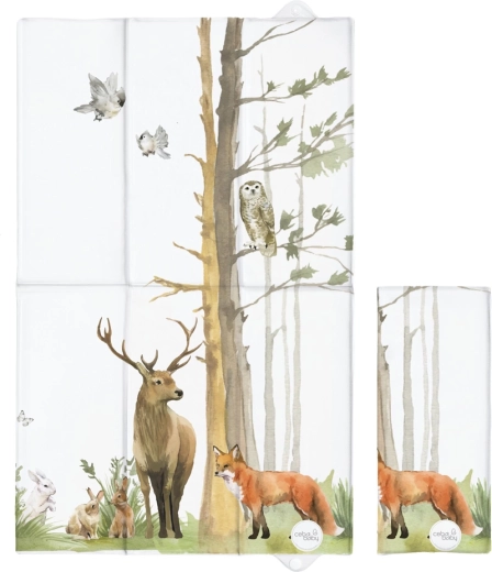 Ceba Baby reisverschoonmatje basic woodland 60 × 40 cm