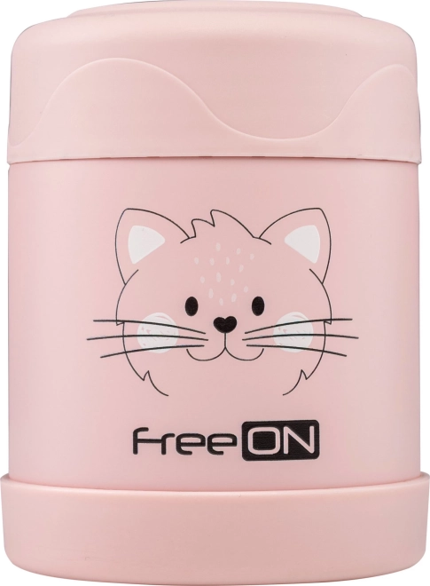 FreeON voedselthermos 350 ml roze