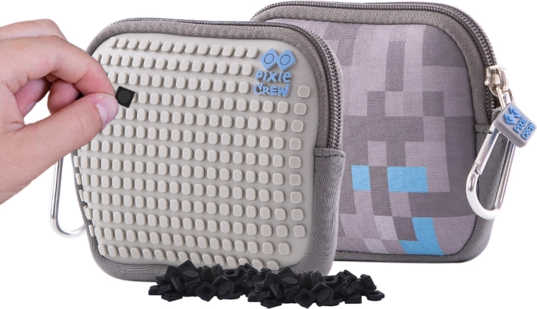 Pixie Crew universeel etui grijs-blauw