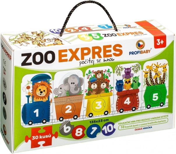 Puzzle ZOO Expres - Tel Met Mij 30 Stukken