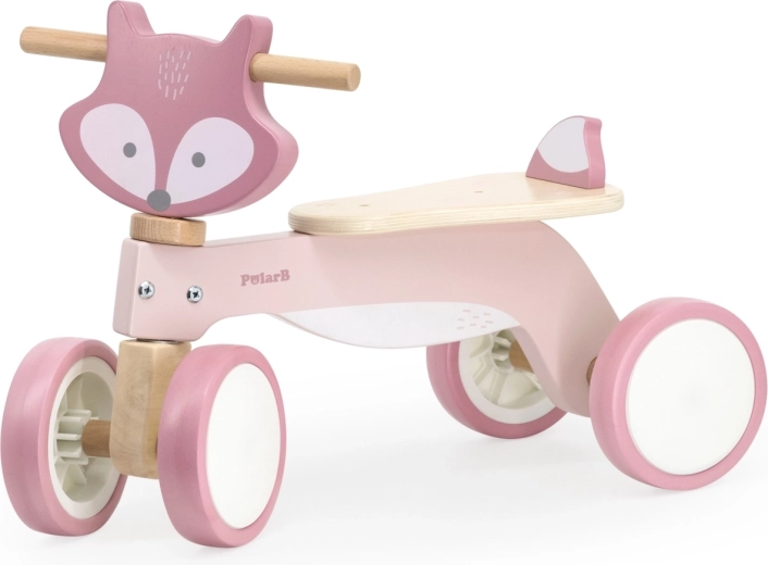 Houten loopwagen vos PolarB