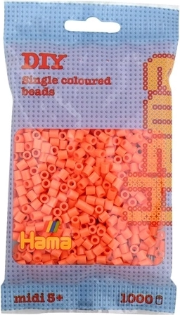 Hama midi strijkkralen zalm 1000 stuks