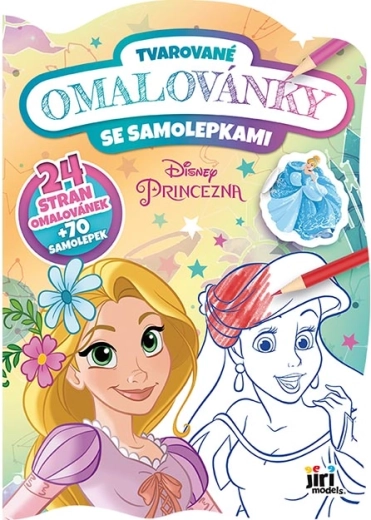 Vormkleurboek Disney Prinsessen