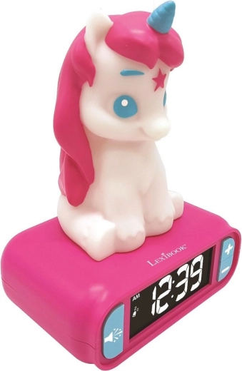 Kinderwekker met Eenhoorn en nachtlicht