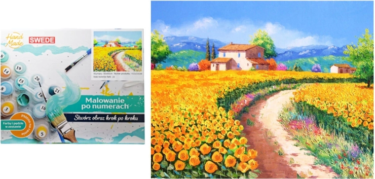 Schilderen op nummer – Dorpsweg