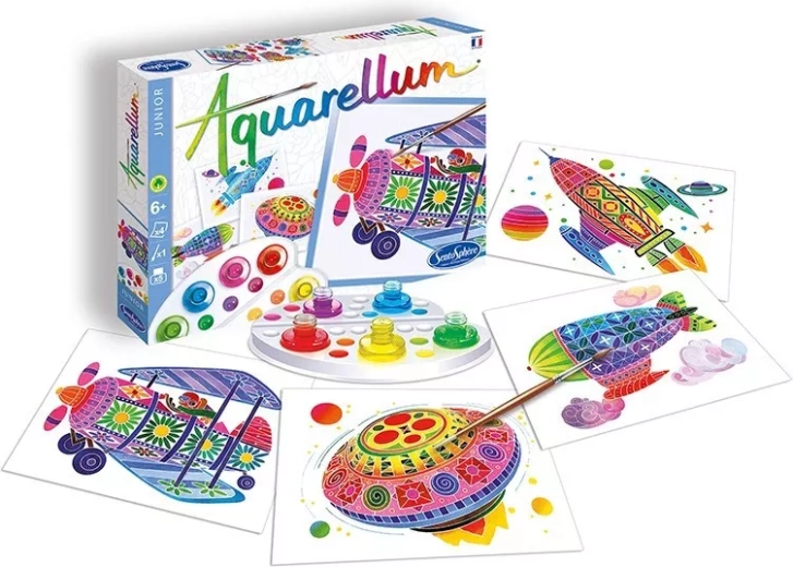 Sentosphere aquarellen junior in de lucht