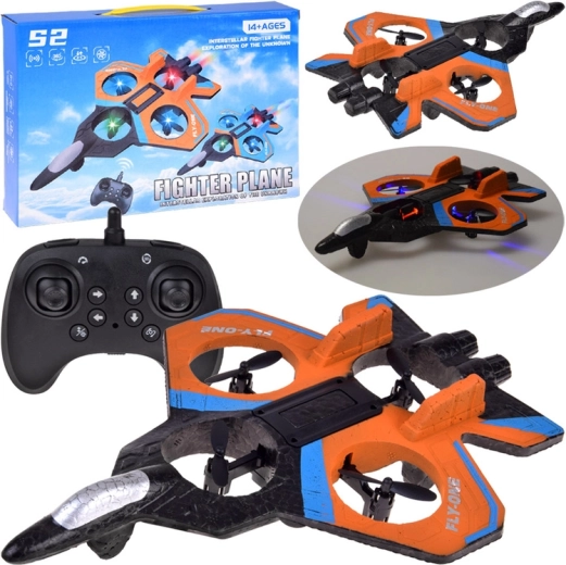 RC-drone met LED-verlichting en 360° flips voor beginners