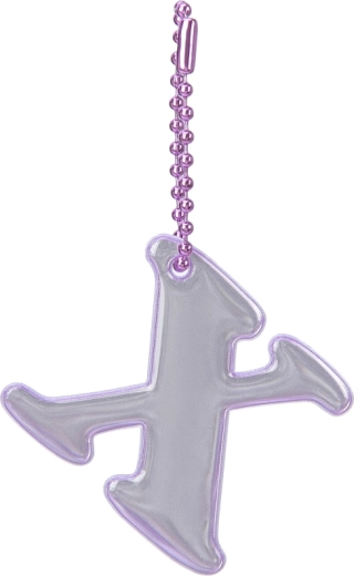BAAGL reflecterende hanger letter X