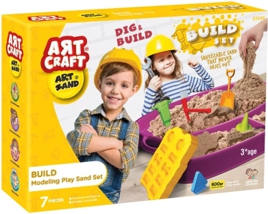 Art craft kinetisch zand knutselbouwset 600 g