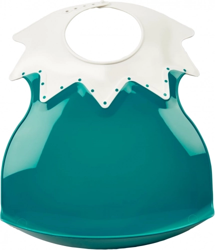 Plastic slab met kraag Deep Peacock