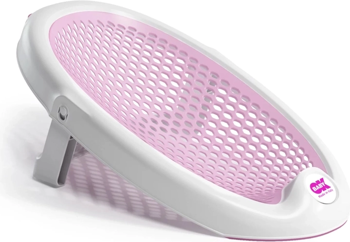 Ok Baby opvouwbaar badzitje Jelly roze 0–8 m - 1 stuk