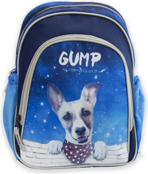 Kleine schoolrugzak GUMP blauw