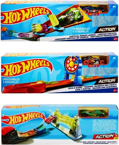 Hot Wheels basisuitdagingen – baan met loop en launcher