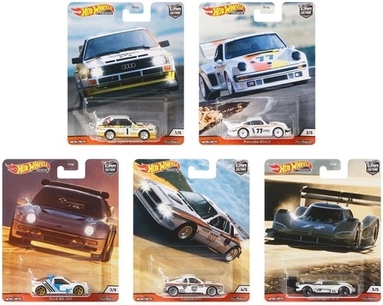 Hot Wheels Premium auto - grootheden 1:64