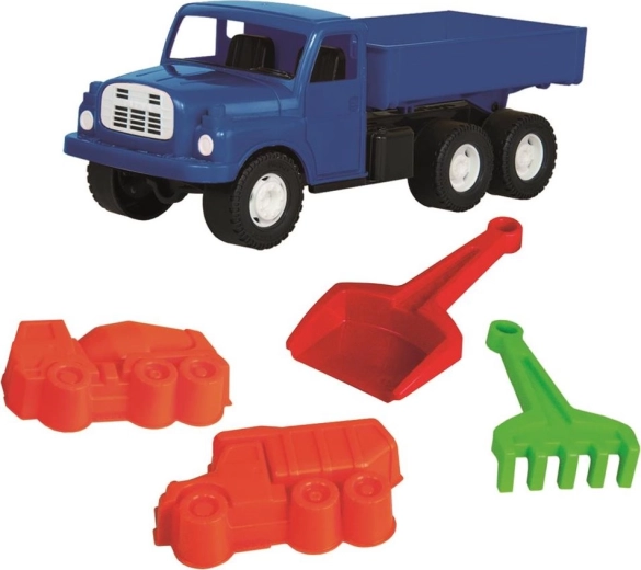 Dino Tatra met laadbak zandset 5 stuks