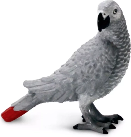 Safari Ltd. figuur grijze papegaai - 1 stuk