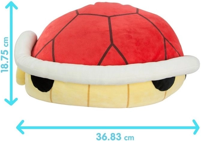 Tomy Mocchi Mocchi knuffel Mario Kart rode schildpad