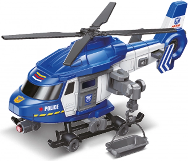 Politiehelikopter met effecten