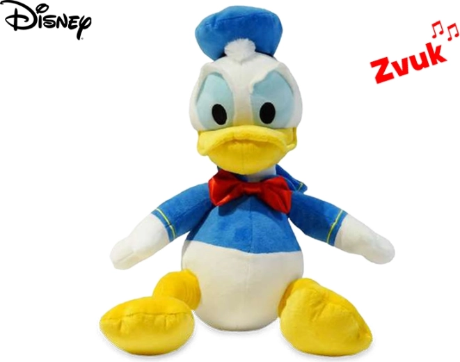 Pluchen eend DONALD met geluiden 24 cm