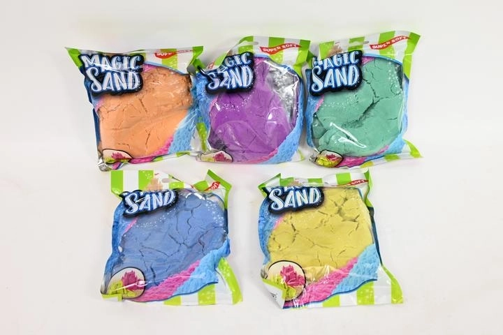 Magisch zand 250 g – 6 kleuren