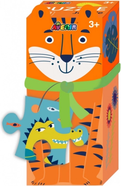 Puzzel 28 stukjes – jungle