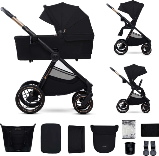 Kinderkraft combikinderwagen Nea 2 2-in-1 midnight black