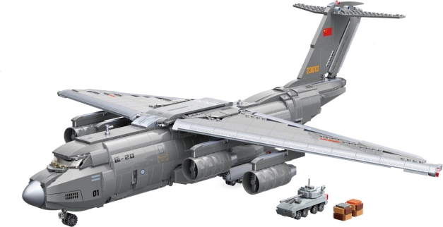 Qman gevechtszone transportvliegtuig Xian Y-20 1:72 bouwset