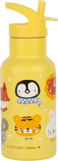 Roestvrijstalen drinkfles met dierenvriendjes 350 ml