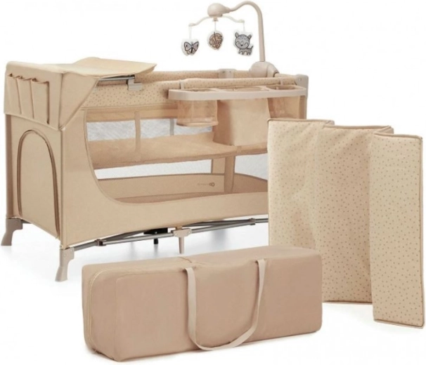 Reisbed JOY 2 BEIGE + accessoires