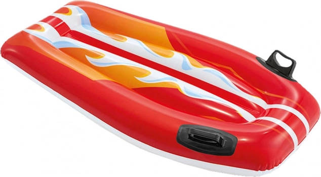 Opblaasbaar board met handgrepen voor kinderen Rood INTEX