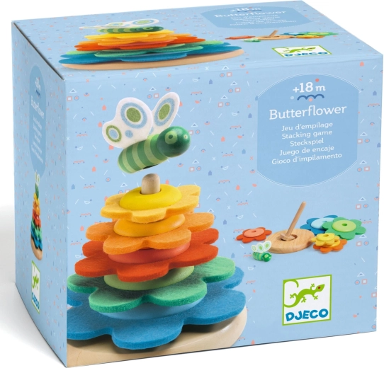 Djeco stapelpiramide Butterflower