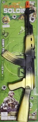 Kunststof speelgoedgeweer met geluid