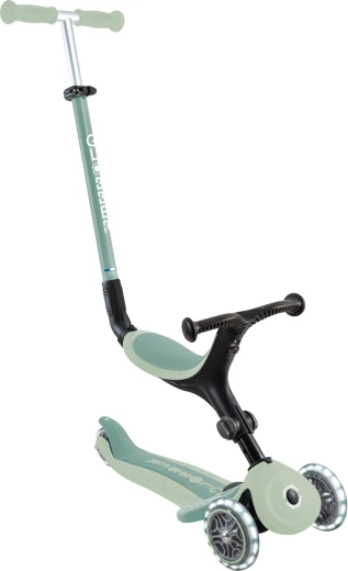 Globber GO•UP Active Lights Ecologic 3-in-1 pistache