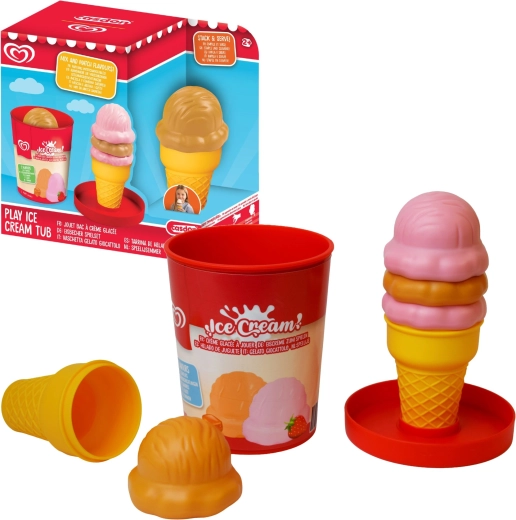 Algida Casdon ijsbeker-set (aardbei-karamel)
