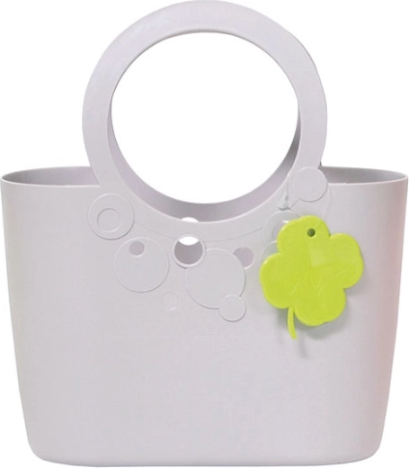 Plastic tas Lily 24 cm – lichtpaars
