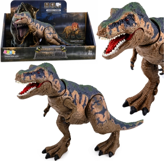 Realistische dinosaurusfiguur T-Rex met beweegbare ledematen en geluiden