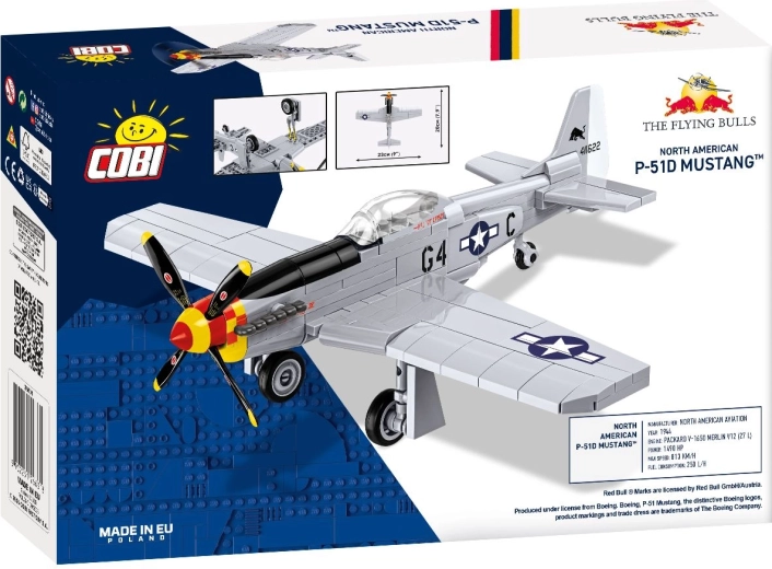 COBI P-51D Mustang Flying Bulls vliegtuigbouwset 1:48