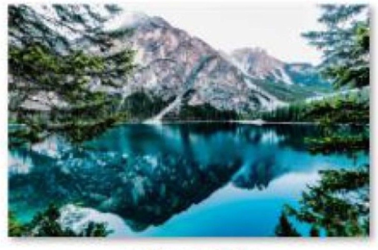 Diamantmozaïek (diamond painting) landschap – bergen 40 × 30 cm - 1 stuk