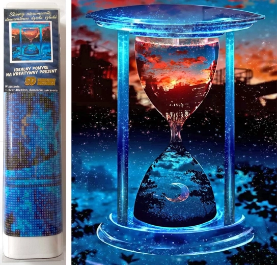 Diamond painting Uur 30x40 cm