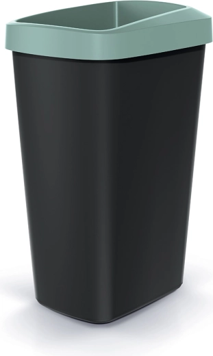 Afvalbak met zakframe 45 l lichtgroen