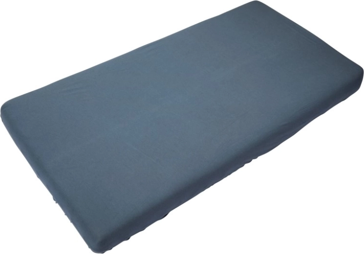 Timboo bamboe hoeslaken 60 x 120 cm marin