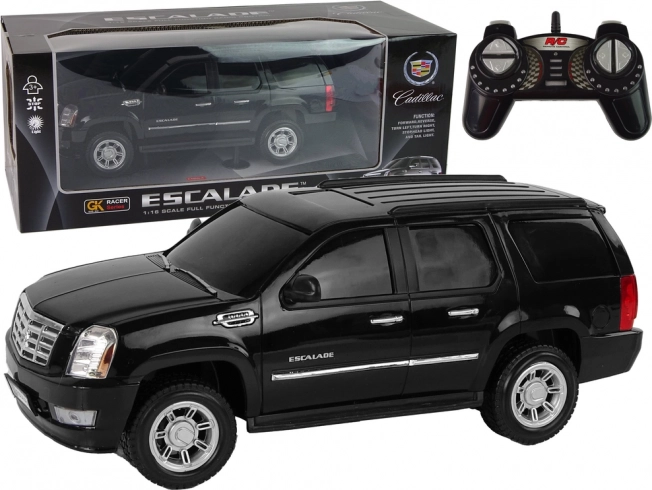 Rc auto CADILLAC ESCALADE 1:16 met lichten en geluiden – zwart