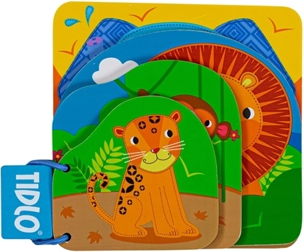Tidlo Houten junglesboekje