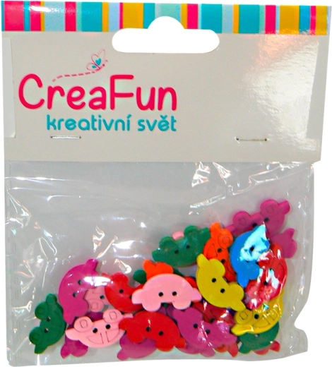 Houten kralen in de vorm van een autootje voor creatief knutselen door kinderen